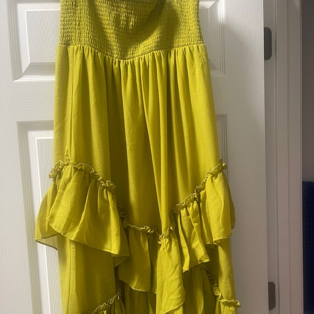 All in one multi wear 3 ways skirt, dress, top convertible dress.
